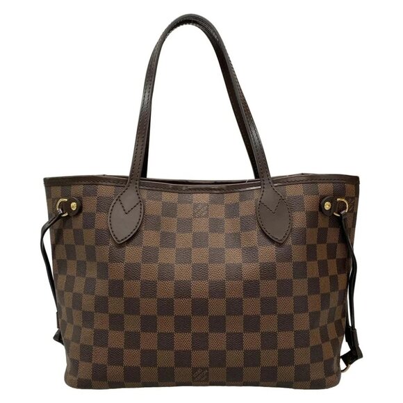 Louis Vuitton Handbags - LOUIS VUITTON Neverfull PM Ebene Damier Tote Bag Damier Canvas